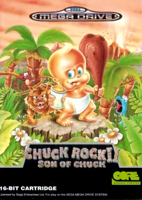 Chuck Rock II (Japan) box cover front